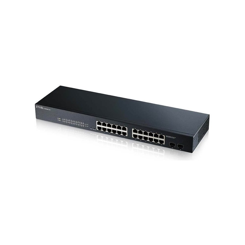 ZyXEL Communications Zyxel GS1900-24 - switch - 24 portar - smart - rackmonterbar