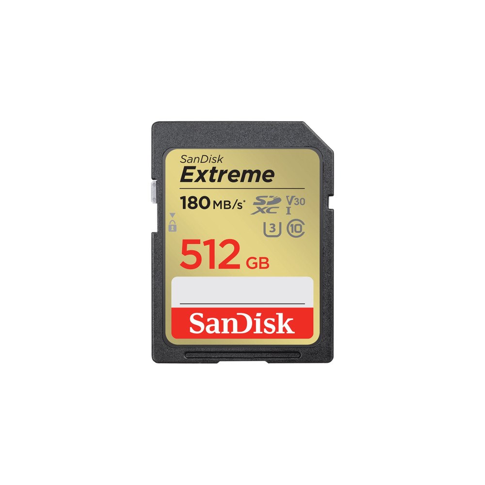 SANDISK SanDisk Extreme - flash-minneskort - 512 GB - SDXC UHS-I