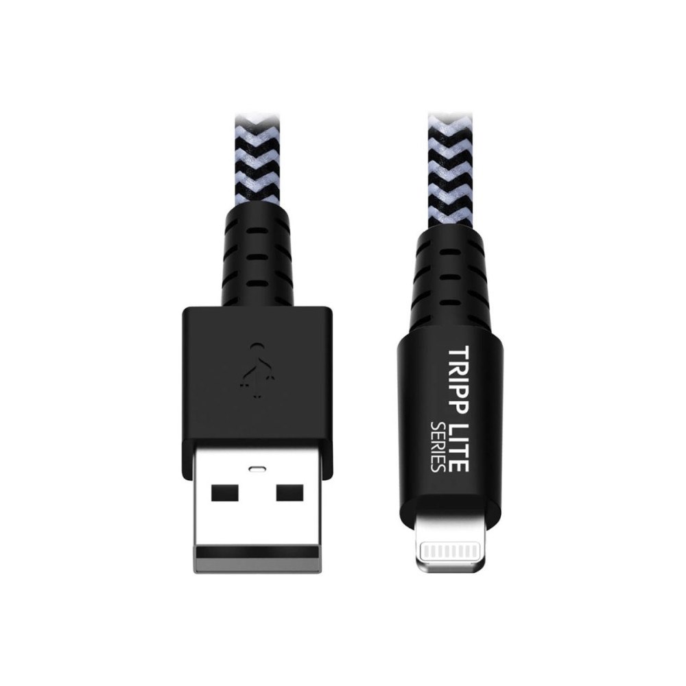 Eaton Corporation Eaton Tripp Lite Series Heavy-Duty USB-A to Lightning Sync/Charge Cable, MFi Certified - M/M, USB 2.0, 6 ft. (1.83 m) -...