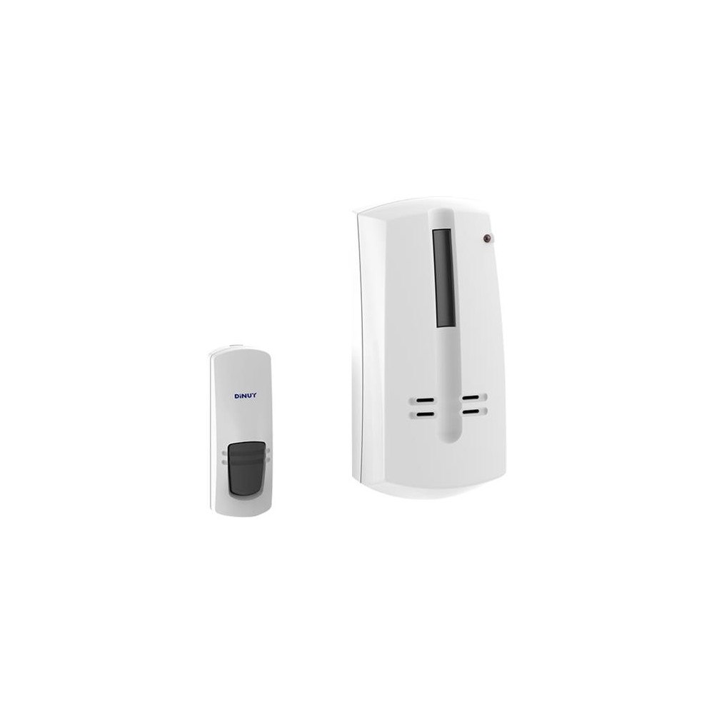 Solar Plus Trådløs dørklokke, til 230V plug in hvid, leveres med ringet...
