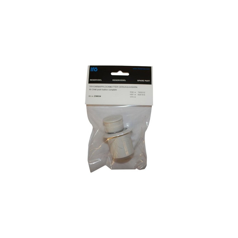 GEBERIT Ifö aqua 21 trykknap hvid