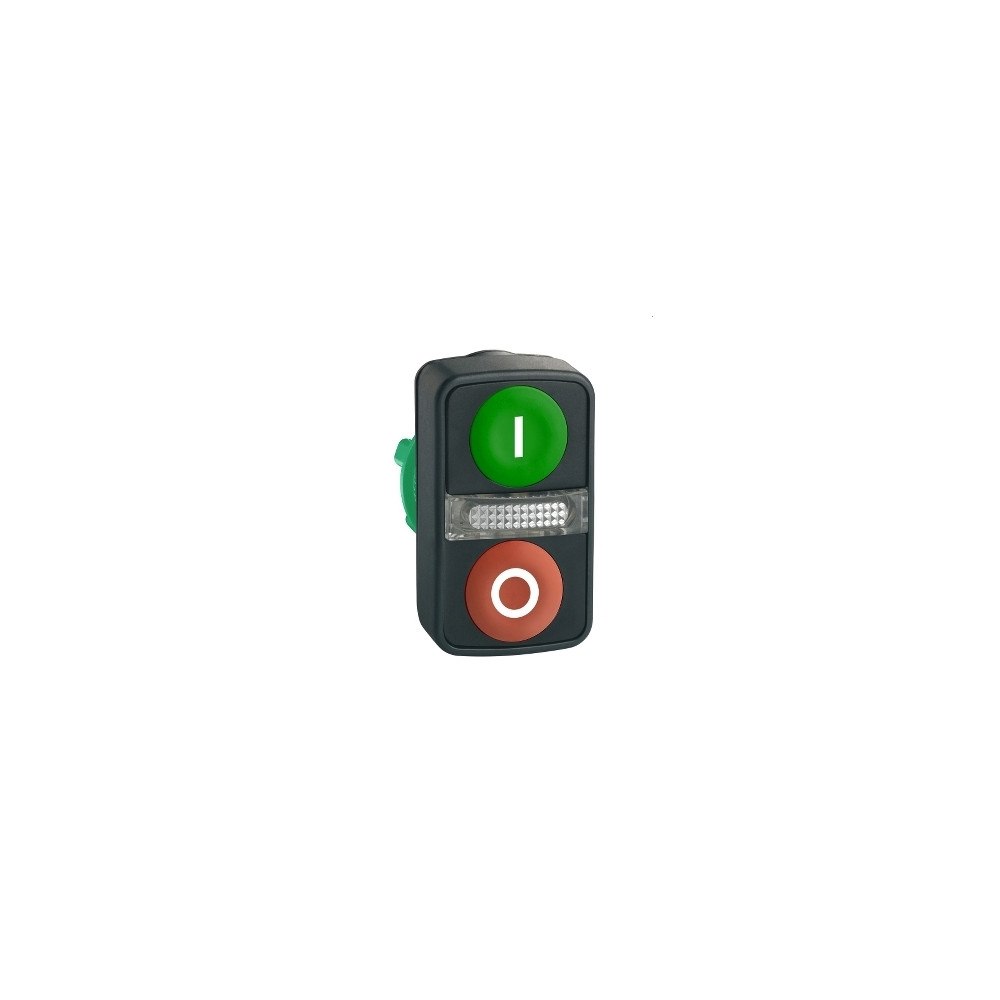 SCHNEIDER ELECTRIC Schneider Electric ZB5, Knapp, Grön, Integral LED, IP66, IK0...