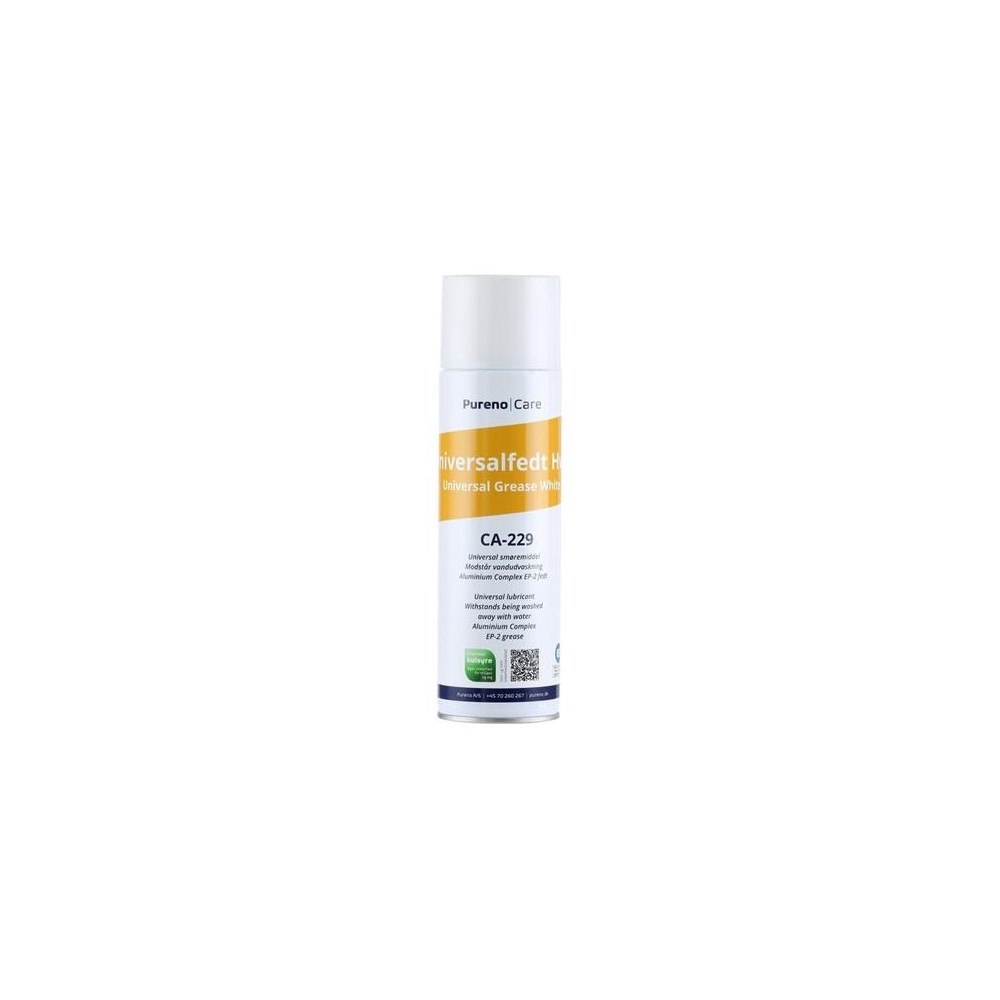 Pureno A/S Universal vit fett NSF 500 ml spray för smörjning av utrustn...