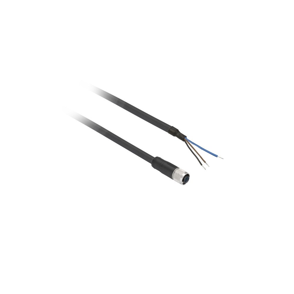 SCHNEIDER ELECTRIC Schneider Electric XZCP0566L10, 10 m, M8, Hunstik, Sort, Pol...