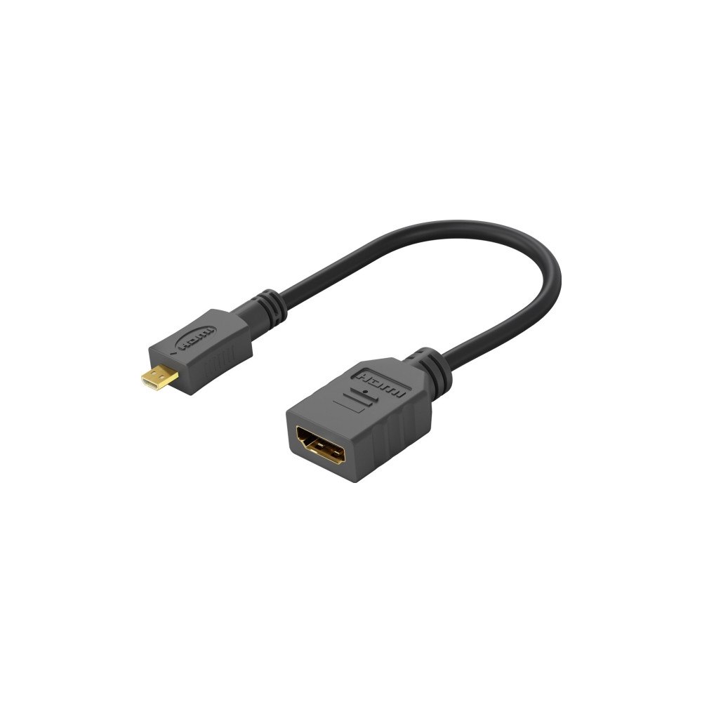 WENTRONIC GMBH Wentronic 58683, 0,15 m, HDMI Typ D (micro), HDMI Typ A (sta...