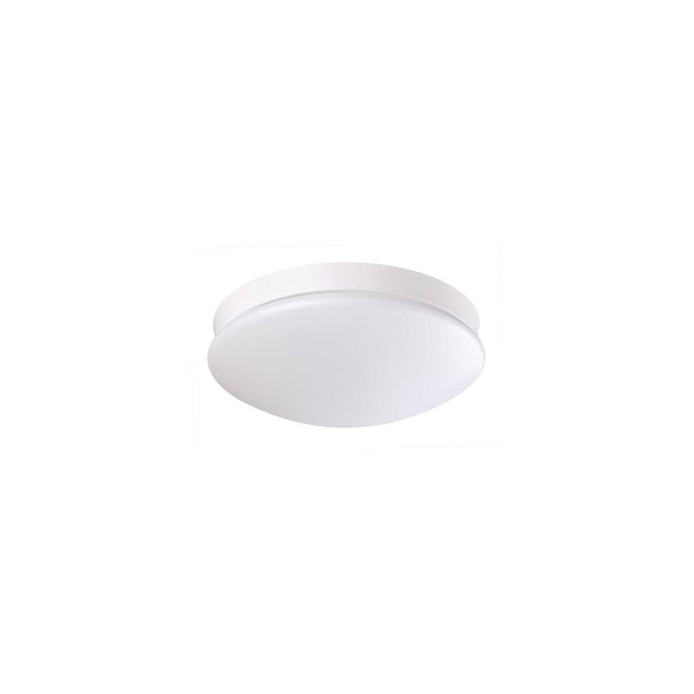 Solar Plus Vegg/Tak LED armatur med opal avskjerming. KL II. IP44. Stål...