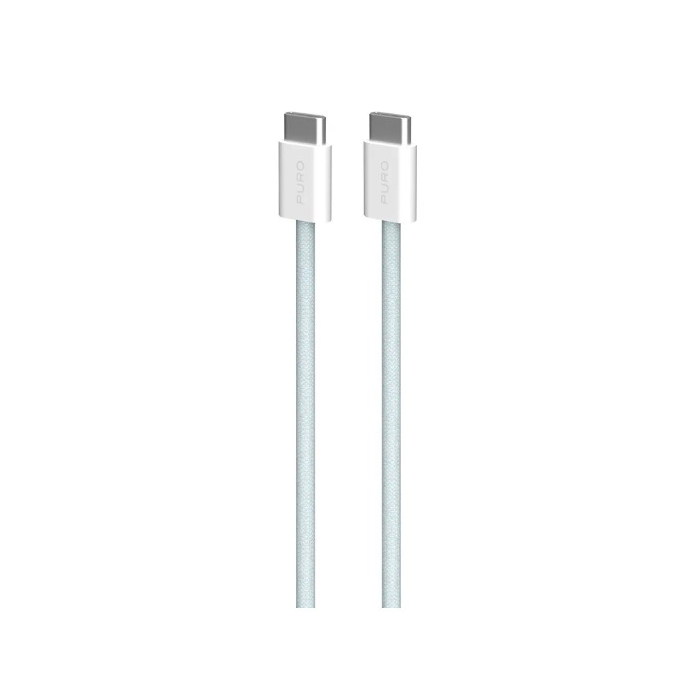 PURO PURO PUCCCFABK415MTLBLUE, 1,5 m, USB C, USB C, USB 2.0, 0,48...