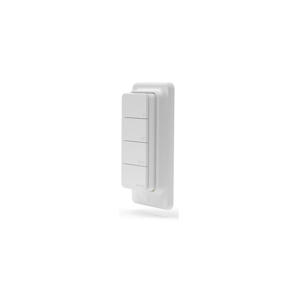 Shelly Shelly BLU RC Button 4, Smartknapp, Vit, Plast, 2400