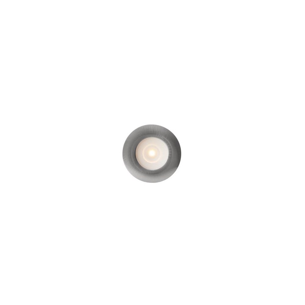 Solar Plus Downlight Thin G2 Brushed Steel 3000K, 225lm, 90° ljusspridn...