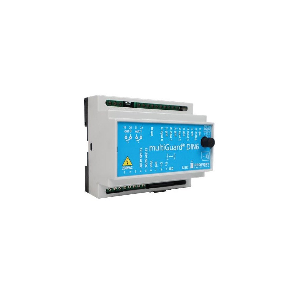 PROFORT PROFORT multiGuard® DIN6. 4G-sändare/mottagare för övervakni...