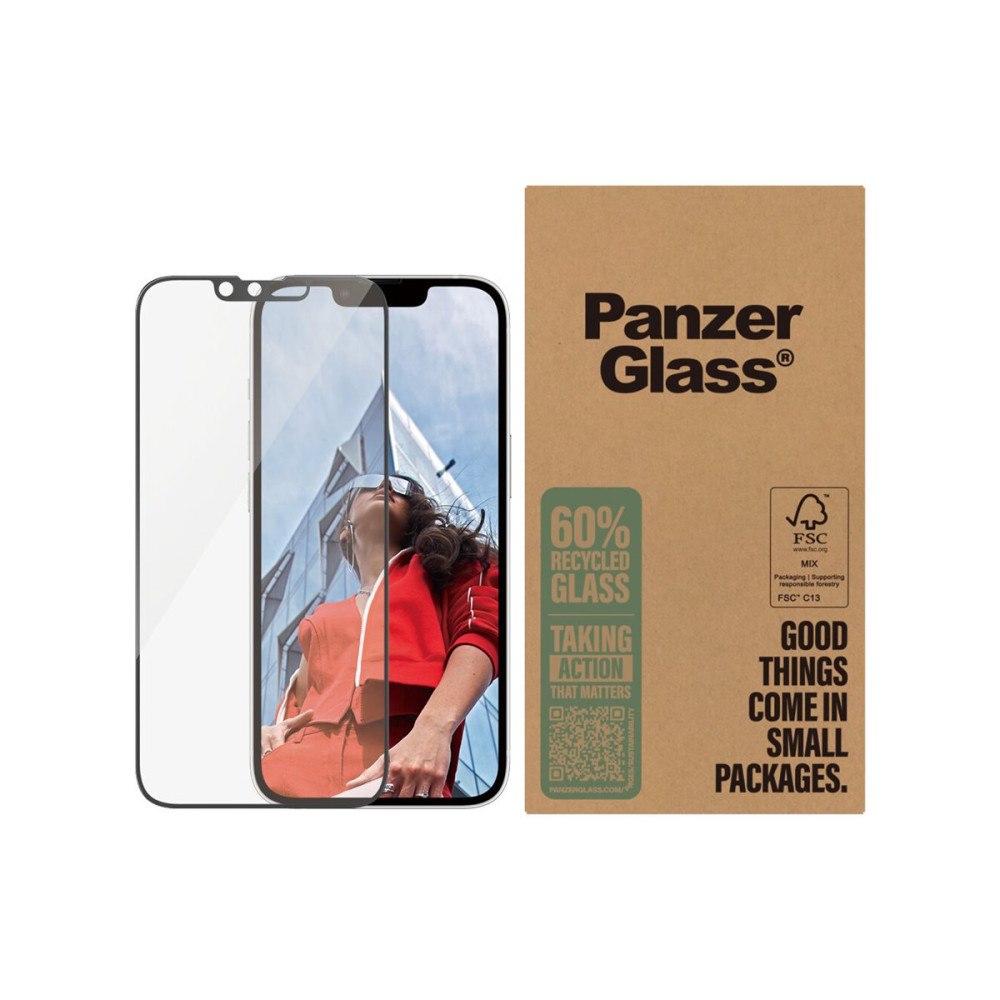 PanzerGlass PanzerGlass - skärmskydd för mobiltelefon - ultrabred passning