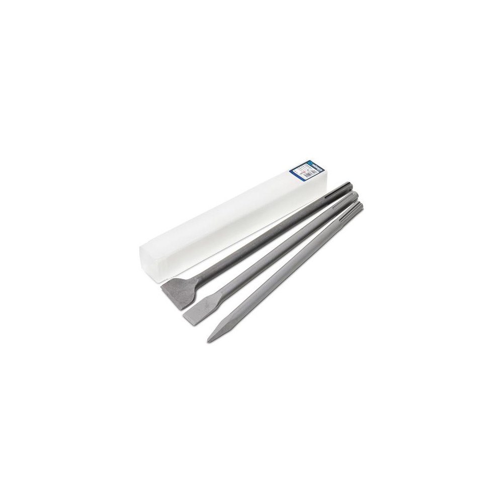 Solar Plus Mejseluppsättning SDS-MAX 1st spetsig mejsel 400 mm1st platt...