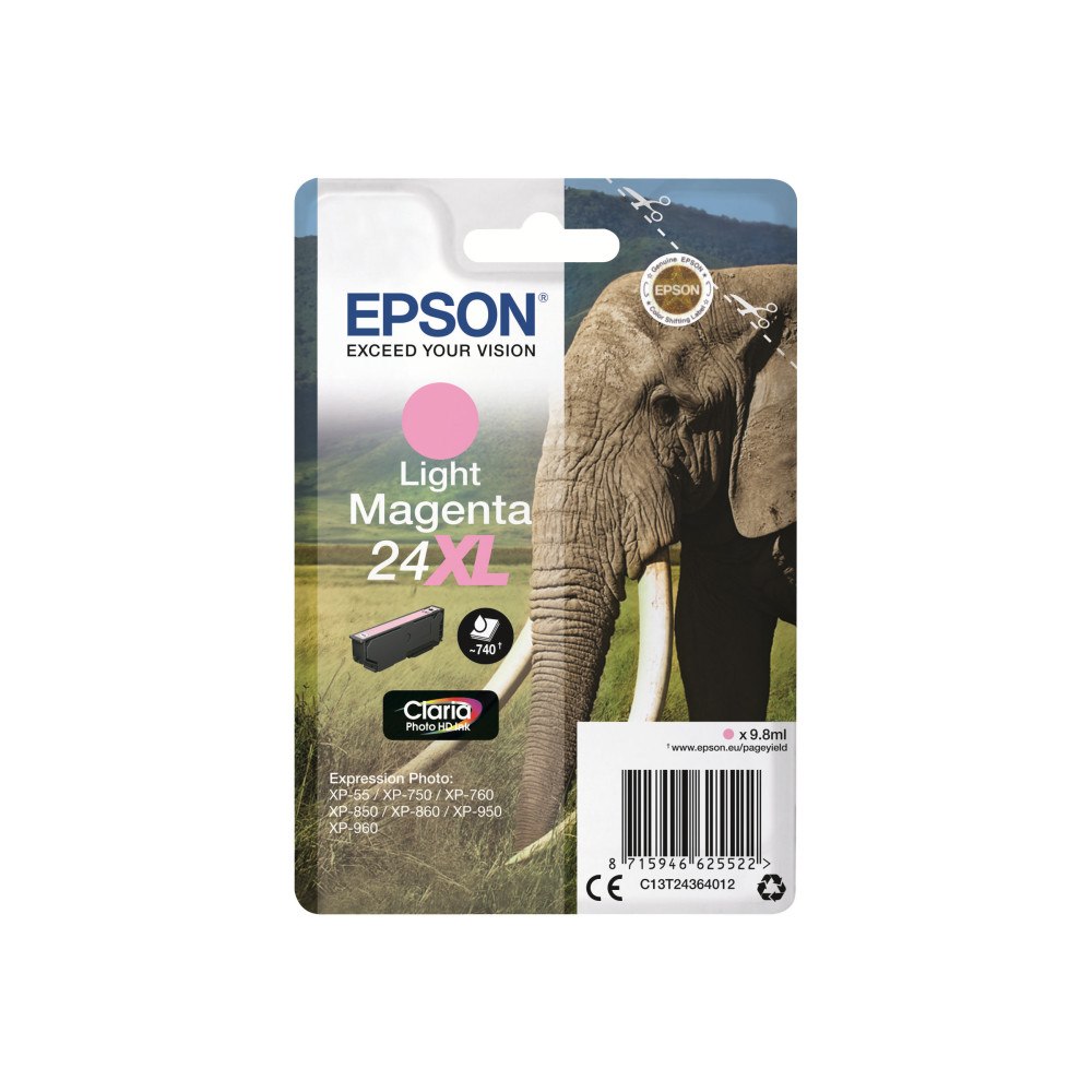 EPSON Epson 24XL - XL - ljus magenta - original - bläckpatron
