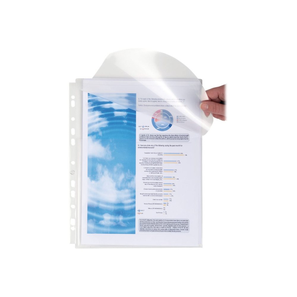 EXACOMPTA Exacompta - säker arkskyddare - för A4 (paket om 10)