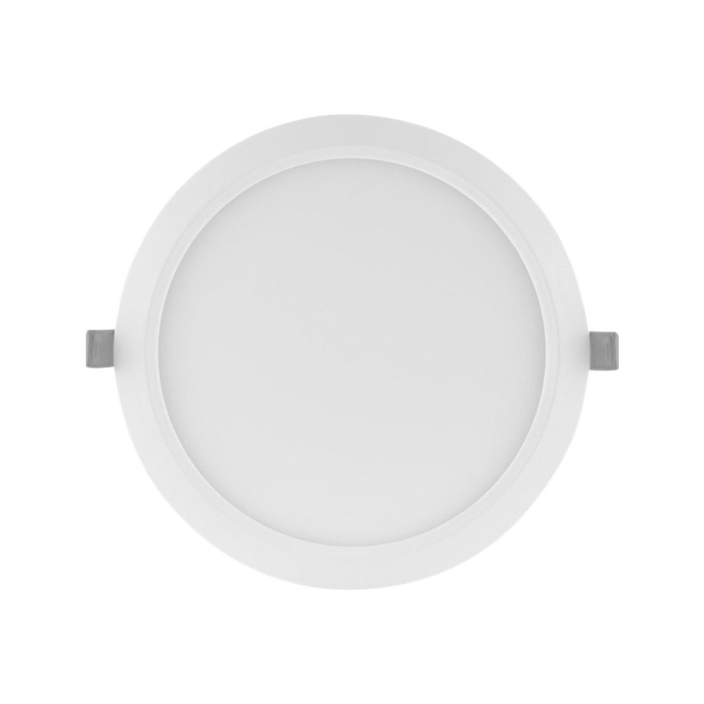 LEDVANCE LEDVANCE DOWNLIGHT SLIM - wall/ceiling recessed lamp - LED - 18 W - svalt vitt ljus - 4000 K - rund - vit