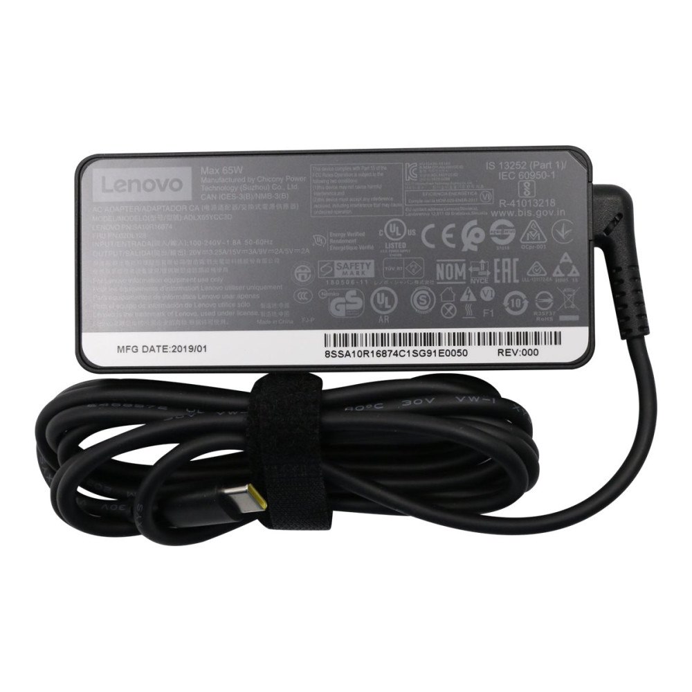 Lenovo Chicony ADLX65YCC3D - strömadapter - 65 Watt
