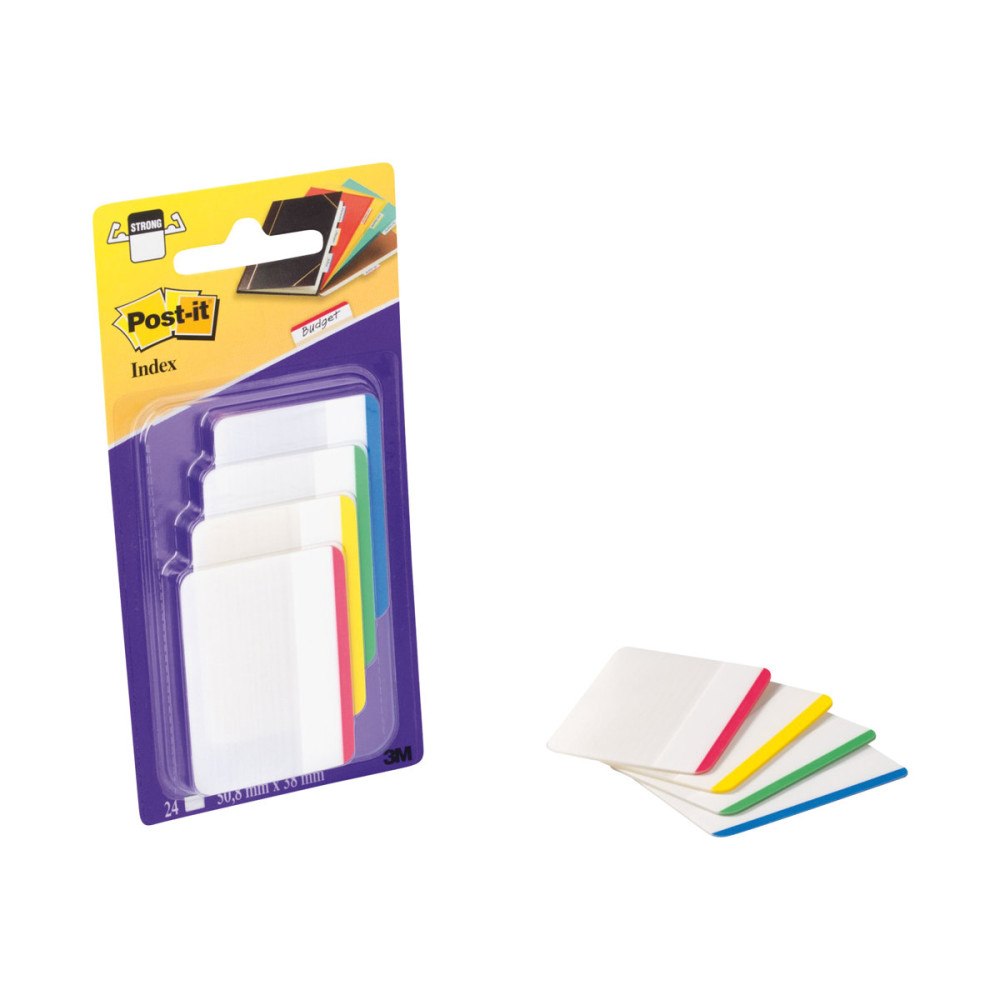 3M Post-it 686F-1 - indexflikar - 38 x 51 mm - 24 ark (4 x 6)