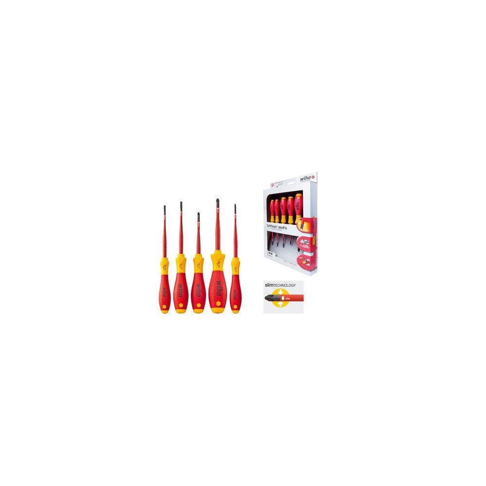 Wiha Wiha slimFix LAUS / 1000V skruvmejslar 5 delar 1x Torx 10, 1...