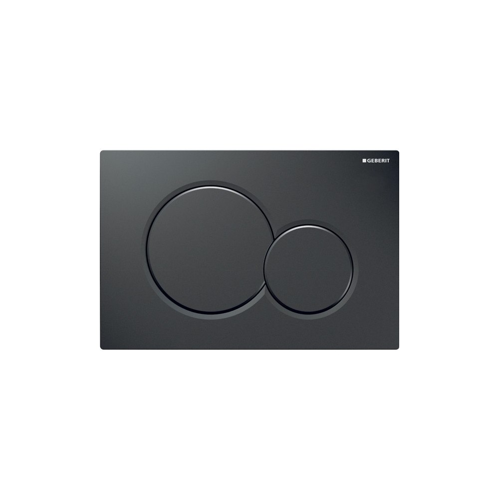 GEBERIT Geberit 115.770.DW.5, Spolplatta, Svart, Geberit, 246 mm, 13...