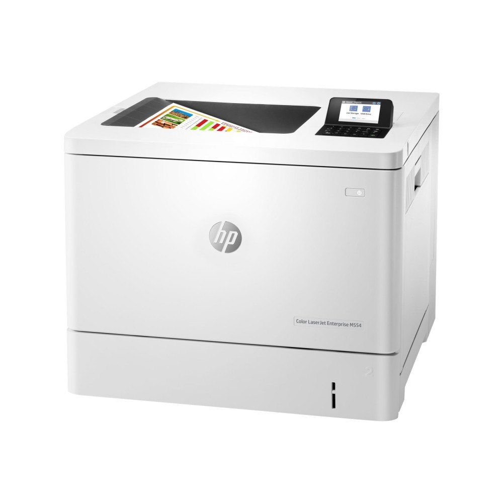 HP HP LaserJet Enterprise M554dn - skrivare - färg - laser