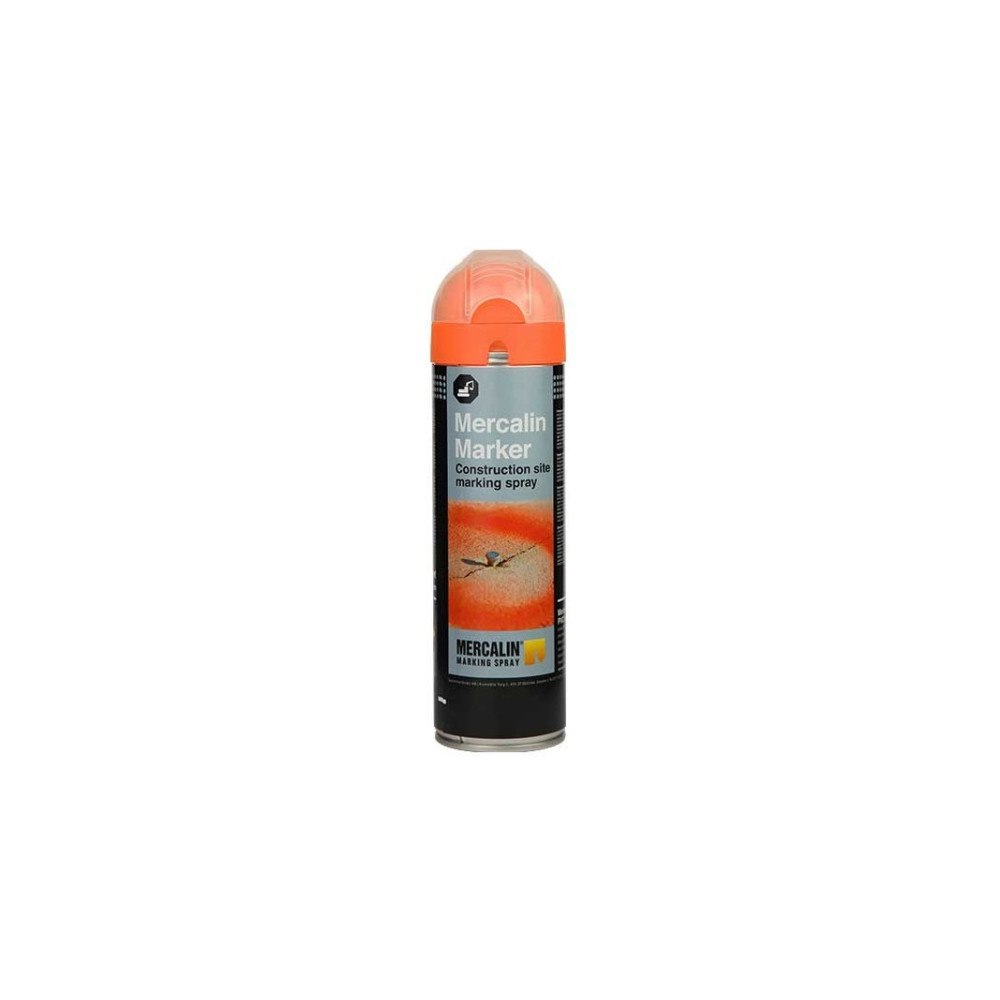 dva MERCALIN varumärke spray FLUO 500 ml. ORANGE