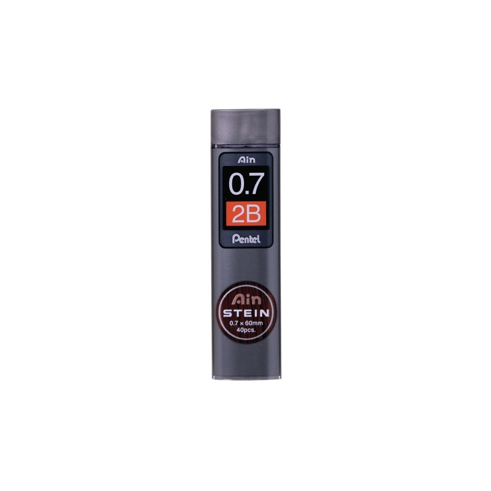 Pentel Stifter, Pentel Ain Stein High Polymer, 2B, 0,7 mm, pakke a...