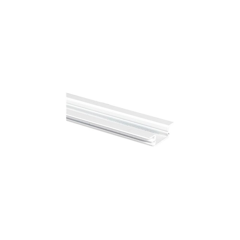 Solar Plus Aluminiumsprofil Art Thin 2 m, hvidlakeret lavt (8 mm) U-pro...