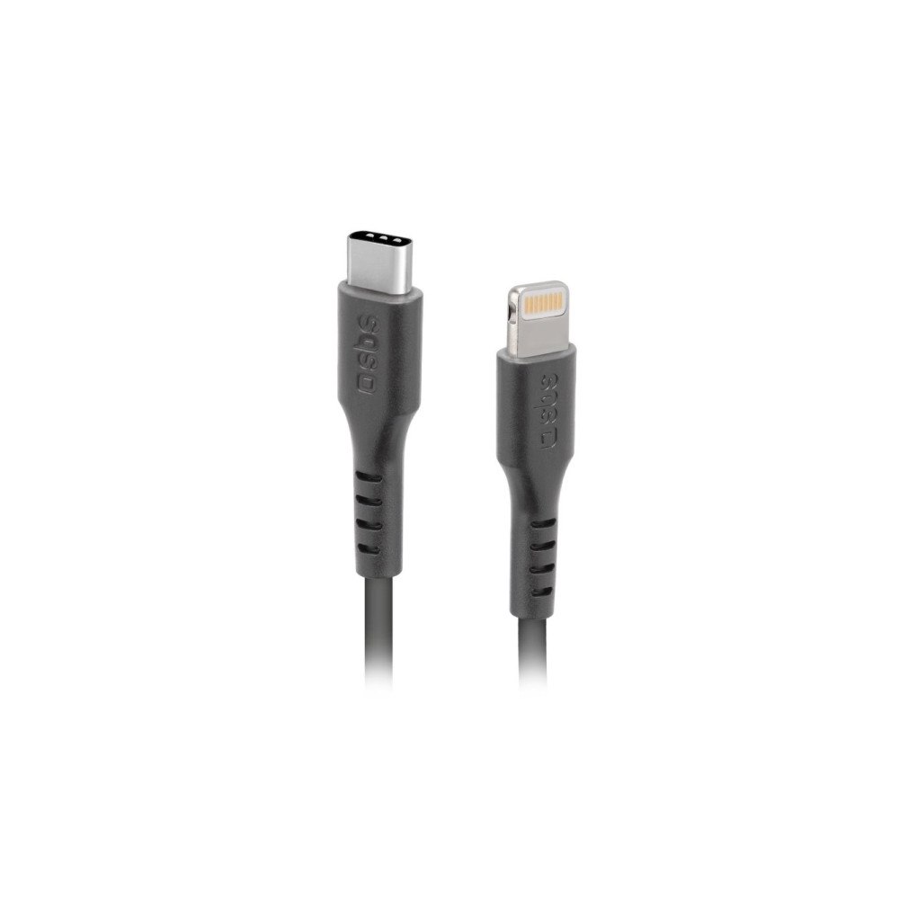 SBS SBS TECABLELIGTC1K, 1 m, Lightning, USB C, Hankoppling, Hank...