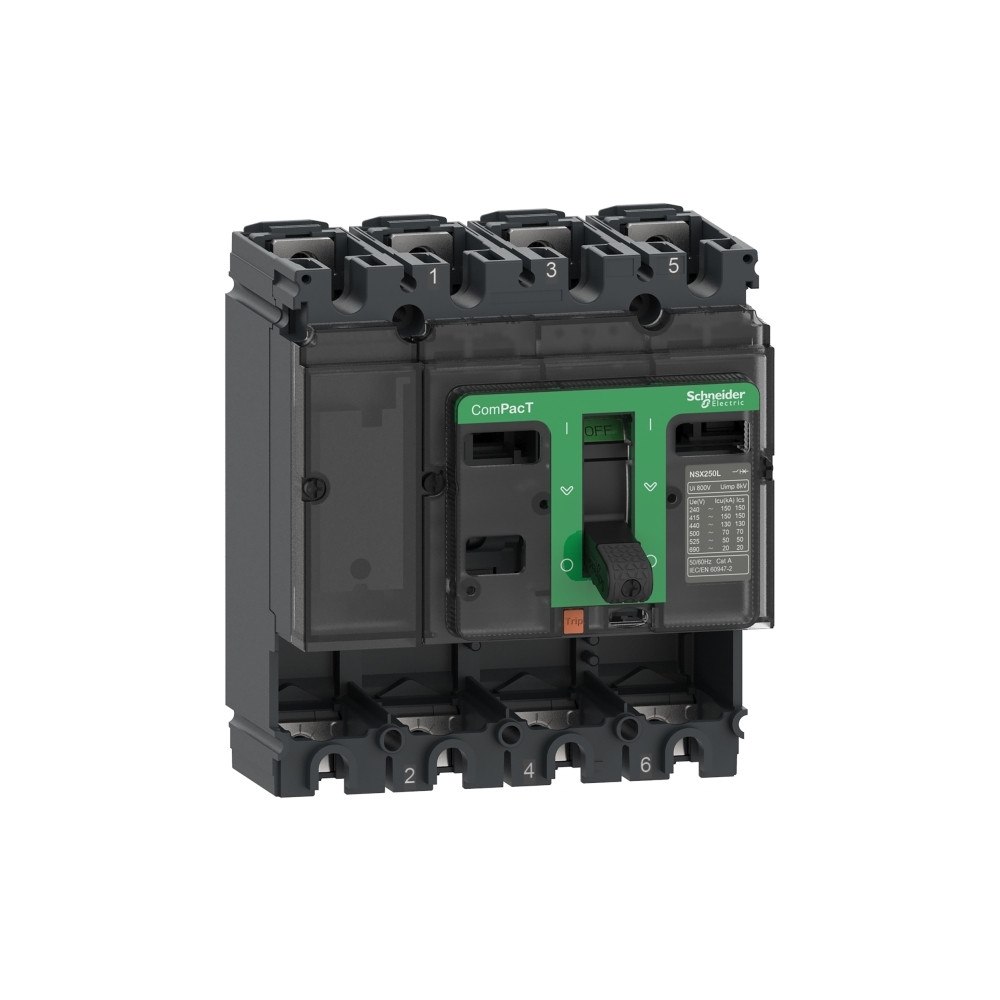 SCHNEIDER ELECTRIC Schneider Electric C10B4, Strengafbryder, Typ A, IP40, 690 V