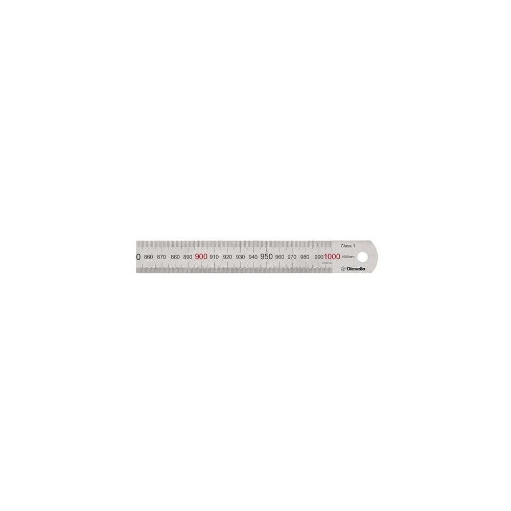 Diesella A/S Stålregel 1000X35X1,5 mm med läsning från vänster till höger