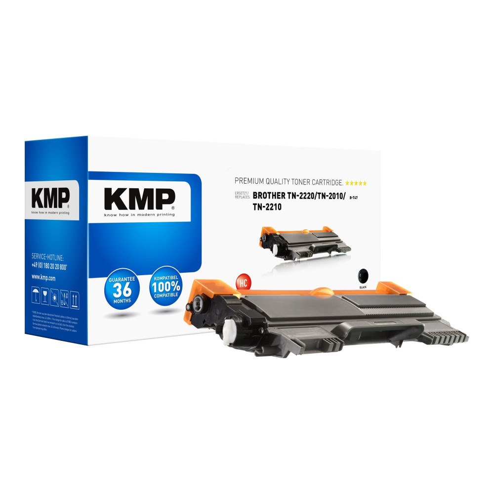 KMP KMP B-T47 - hög kapacitet - svart - kompatibel - tonerkassett (alternativ för: Brother TN2010, Brother TN2210, Brother T...