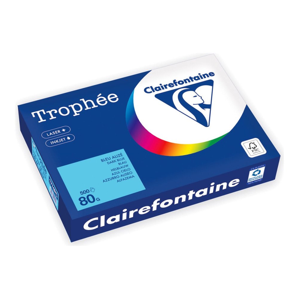 Clairefontaine Clairefontaine Trophée - tonat papper - 500 ark - A4 - 80 g/m²