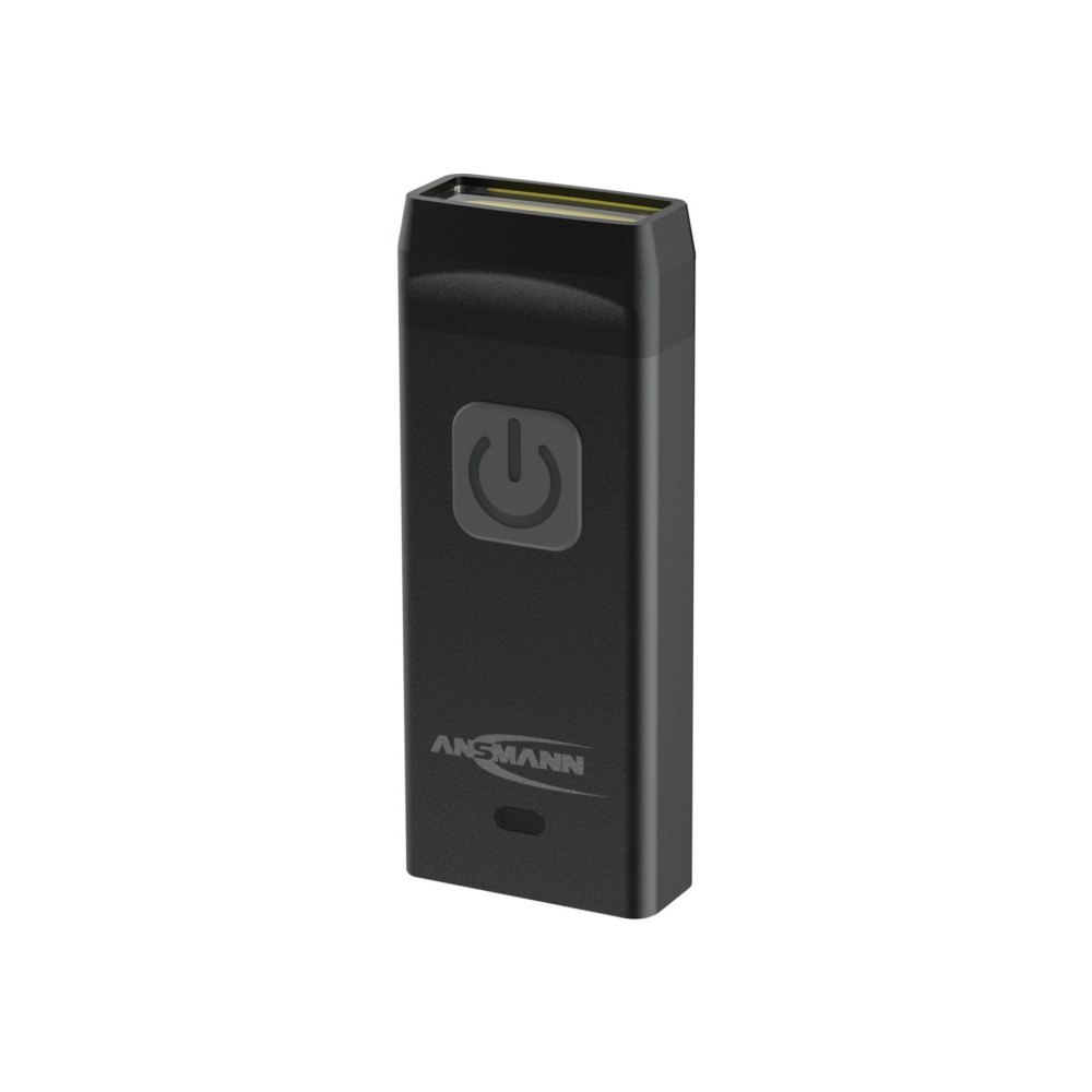 ANSMANN-ENERGY Ansmann KL80R, Nyckelringsficklampa, Svart, Gjuten aluminium...