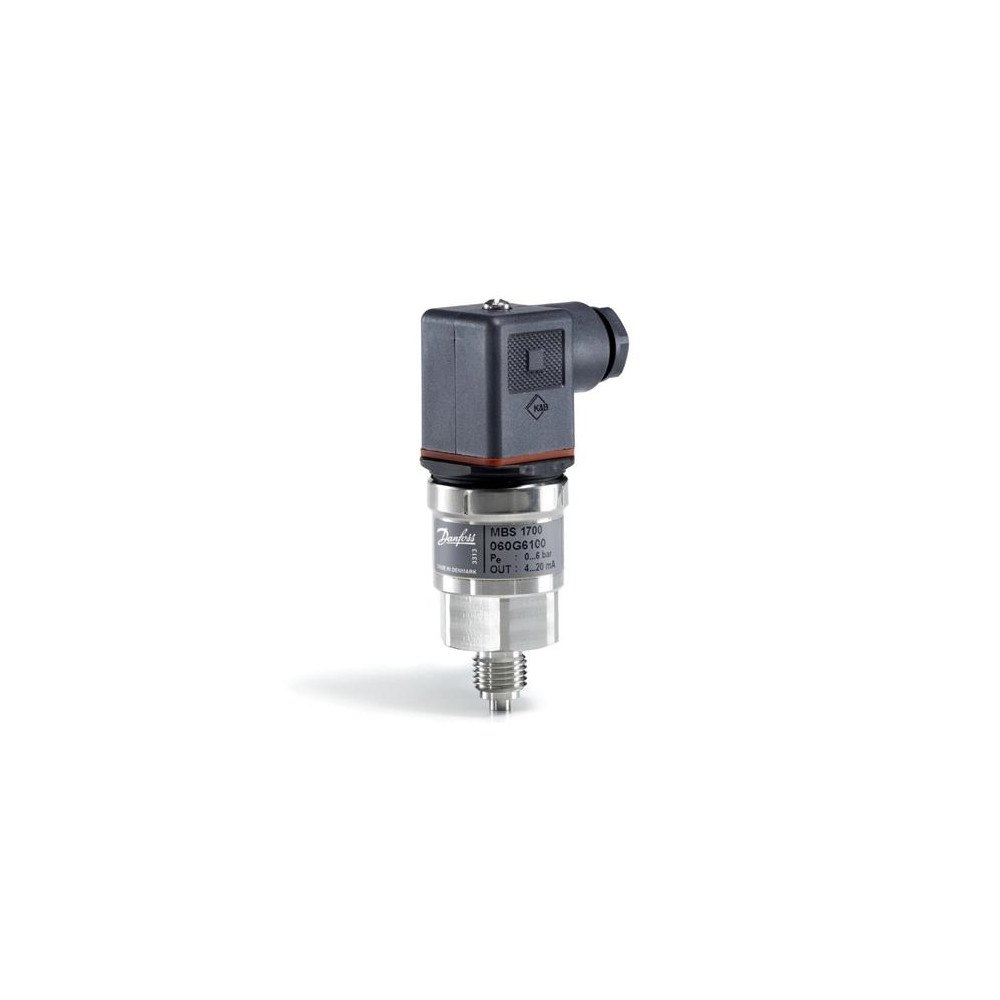 Danfoss Tryktransmitter MBS 1700-2411-A1AB08, 0-25 bar, G1/2, 4-20 m...