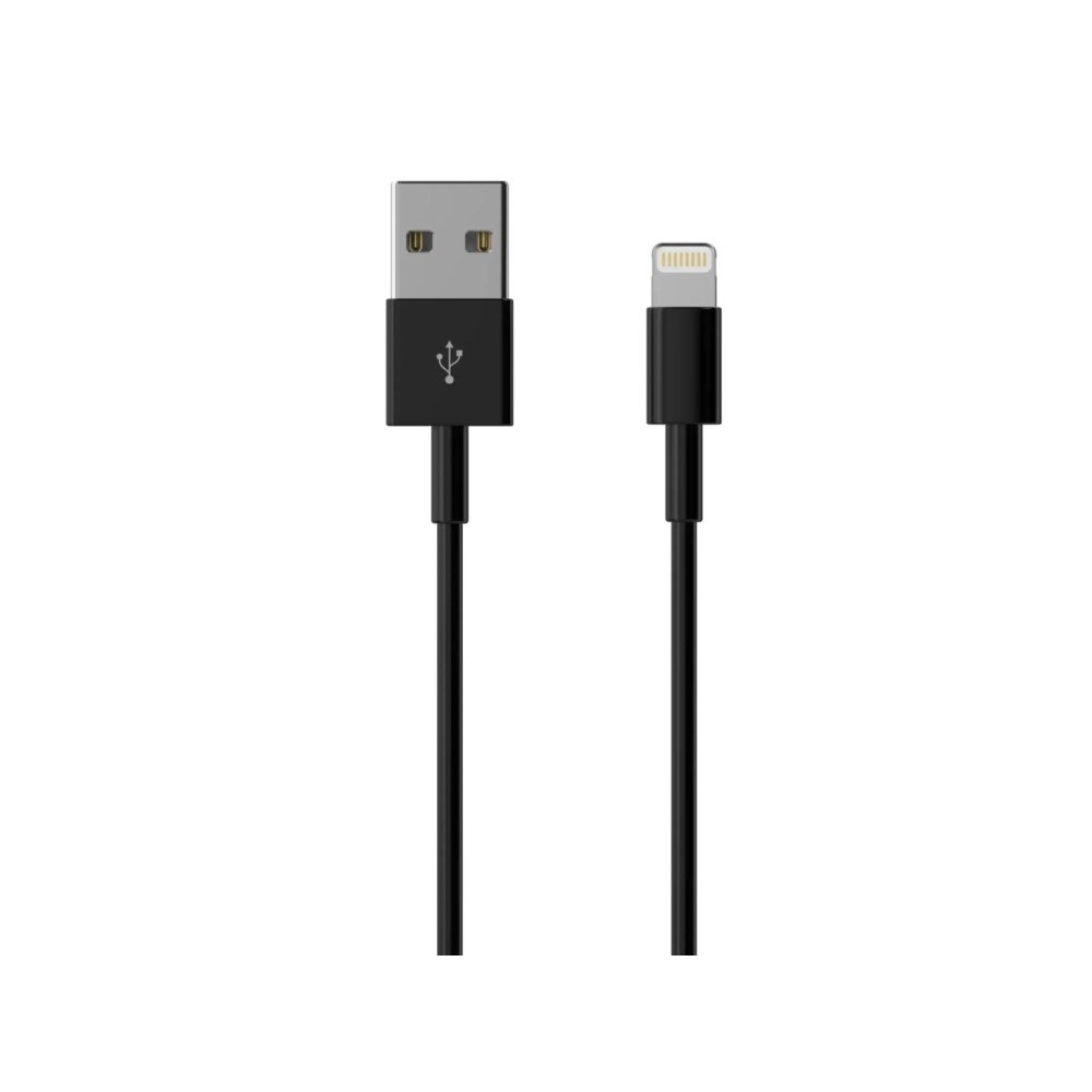 Sinox beslag Sinox Lightning-kabel. 1m, Svart, 1m, Lightning, USB A, Hank...