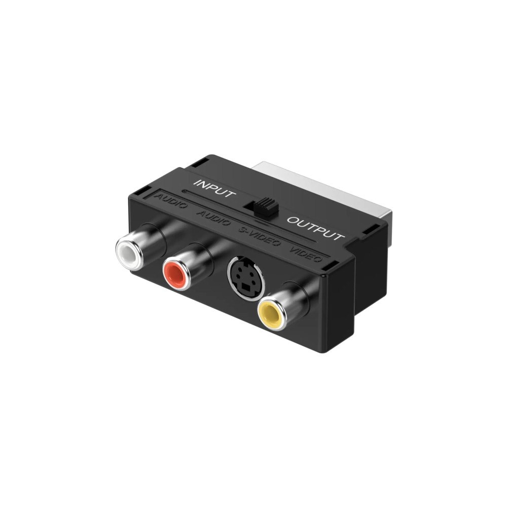 Sinox beslag Sinox SOV01580, SCART (21-pin), 3 x RCA + S-Video, Hankoppli...