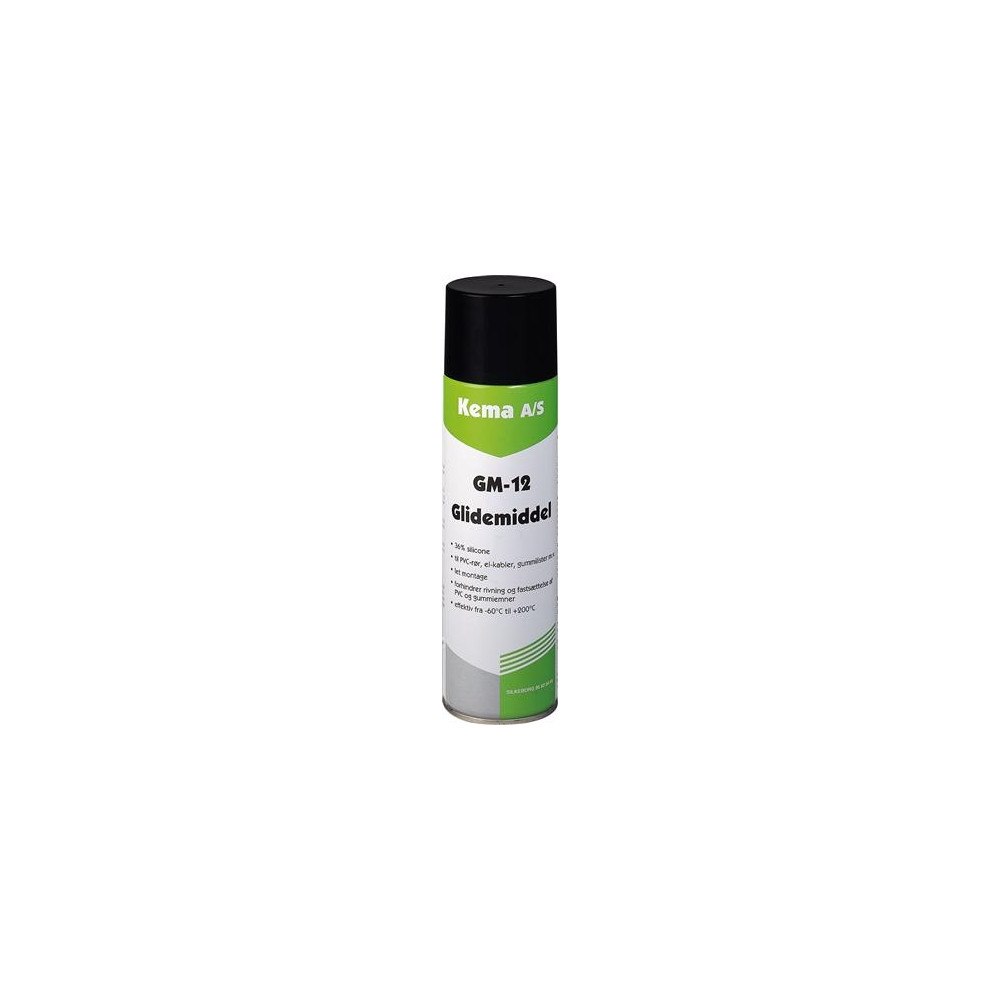 Kema KEMA Smörjmedel GM-12 500 ml spray för PVC-rör, kablar, gumm...