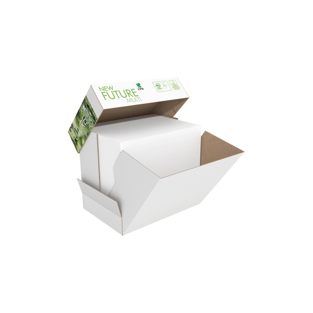 UPM SALES OY Multifunktionspapir, New Future Multi, multibox, A4, 80 g, p...