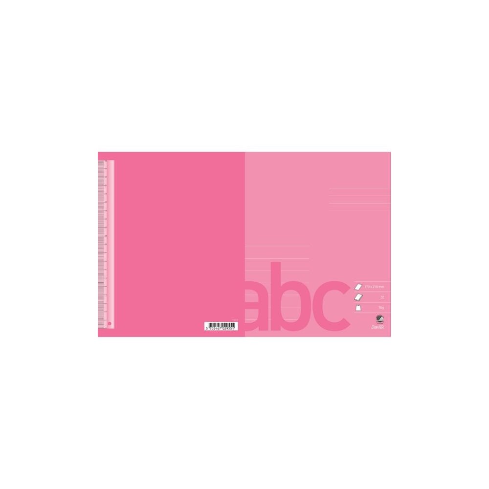 BANTEX Skrivbok bantex, 17 x 21 cm, 1/2 tomt, 1/2 linjerat (14,5 mm...