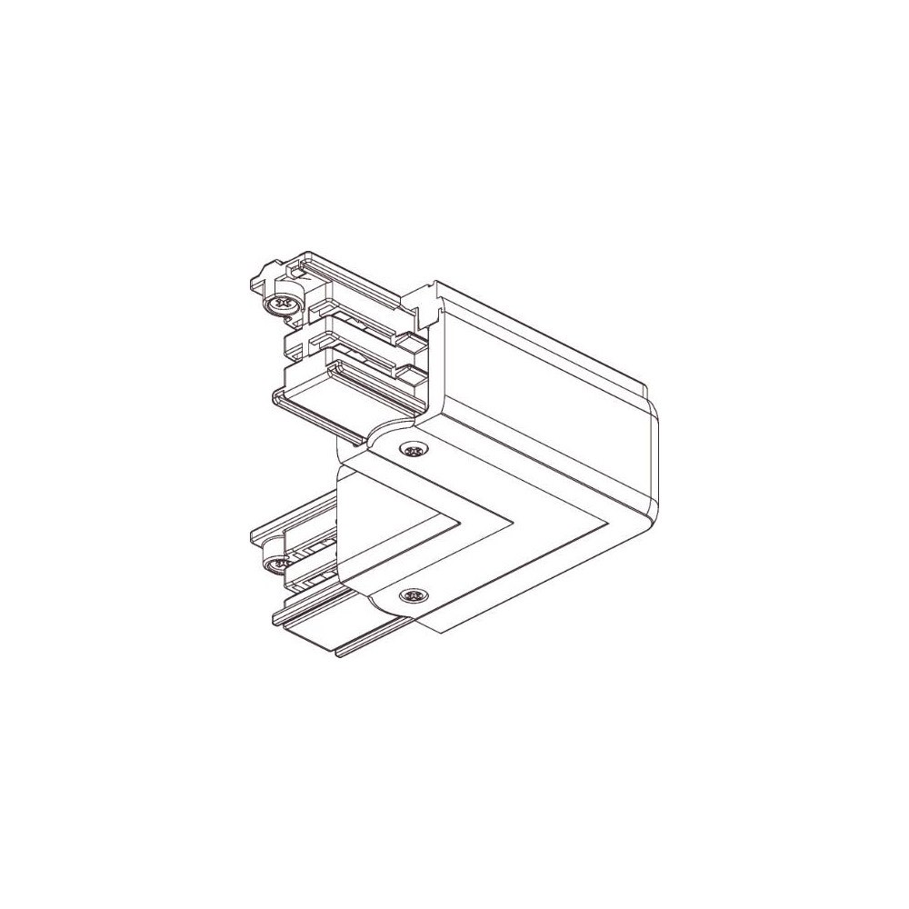 Solar Plus Global pro L-stycke 230V, 3-fas, höger, vit