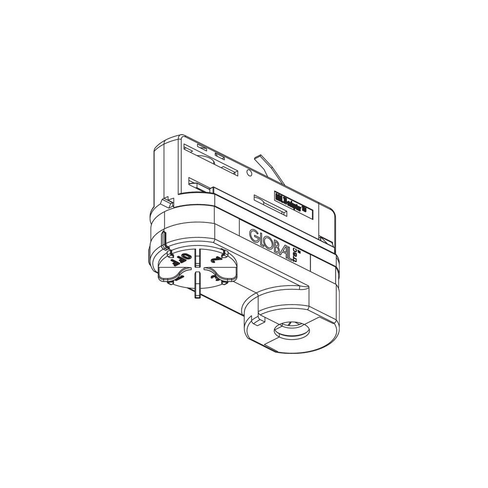 Solar Plus Global pro XTSA 68-2 adaptor 230V, 3-faset, sort, med tilbeh...