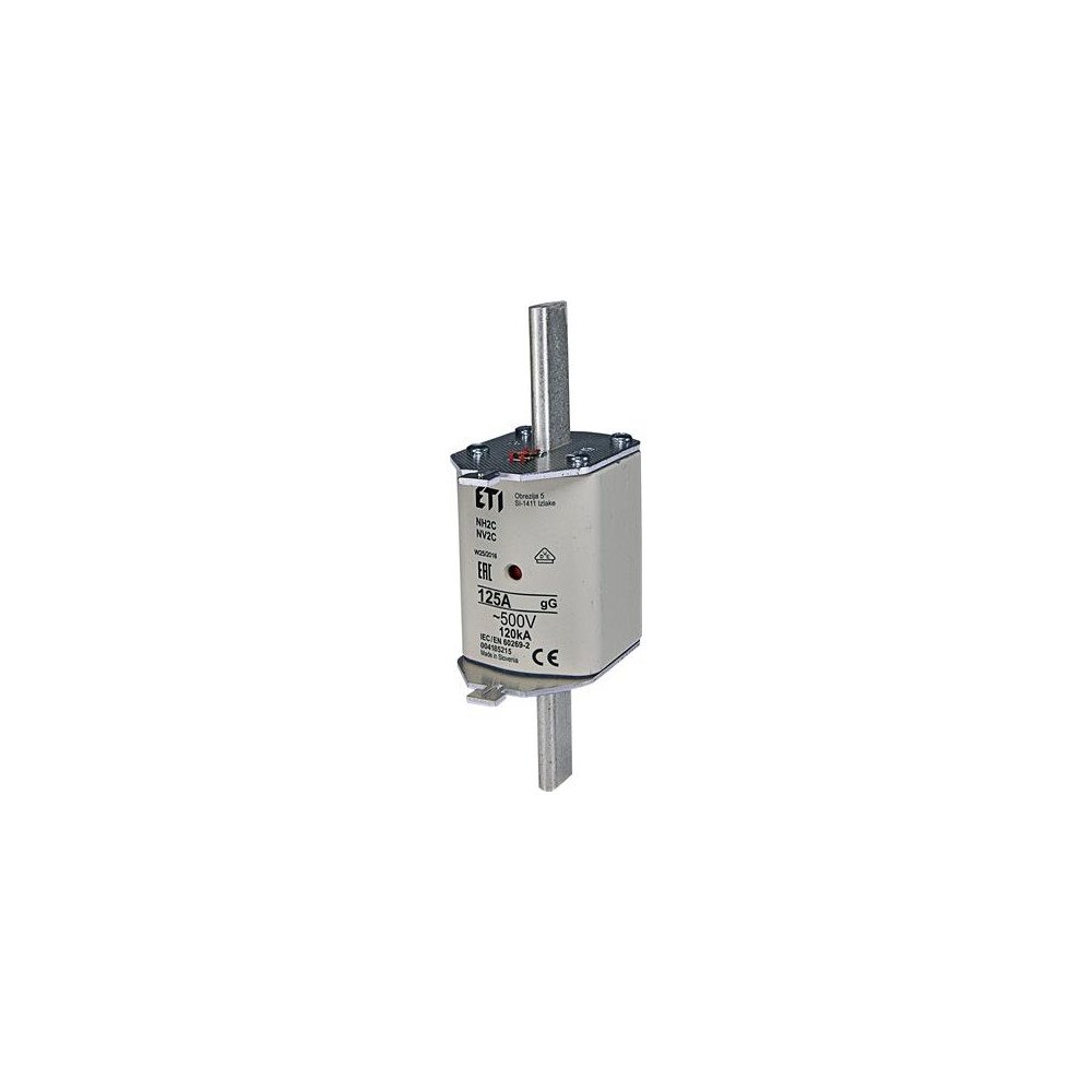 Solar Plus Säkring NH2C 125A gG, 500V AC, brytkraft 120kA, Standard IEC...
