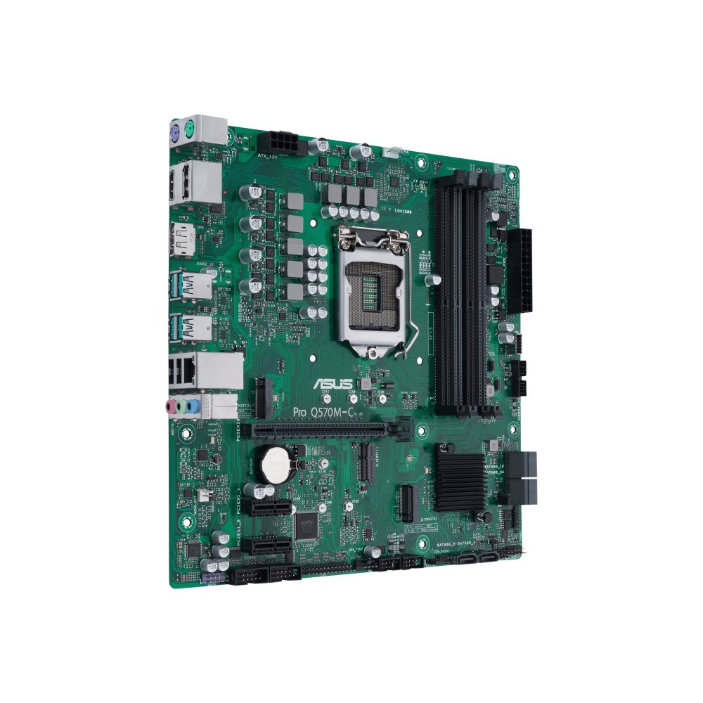 ASUS ASUS Pro Q570M-C/CSM - moderkort - micro ATX - LGA1200-uttag - Q570