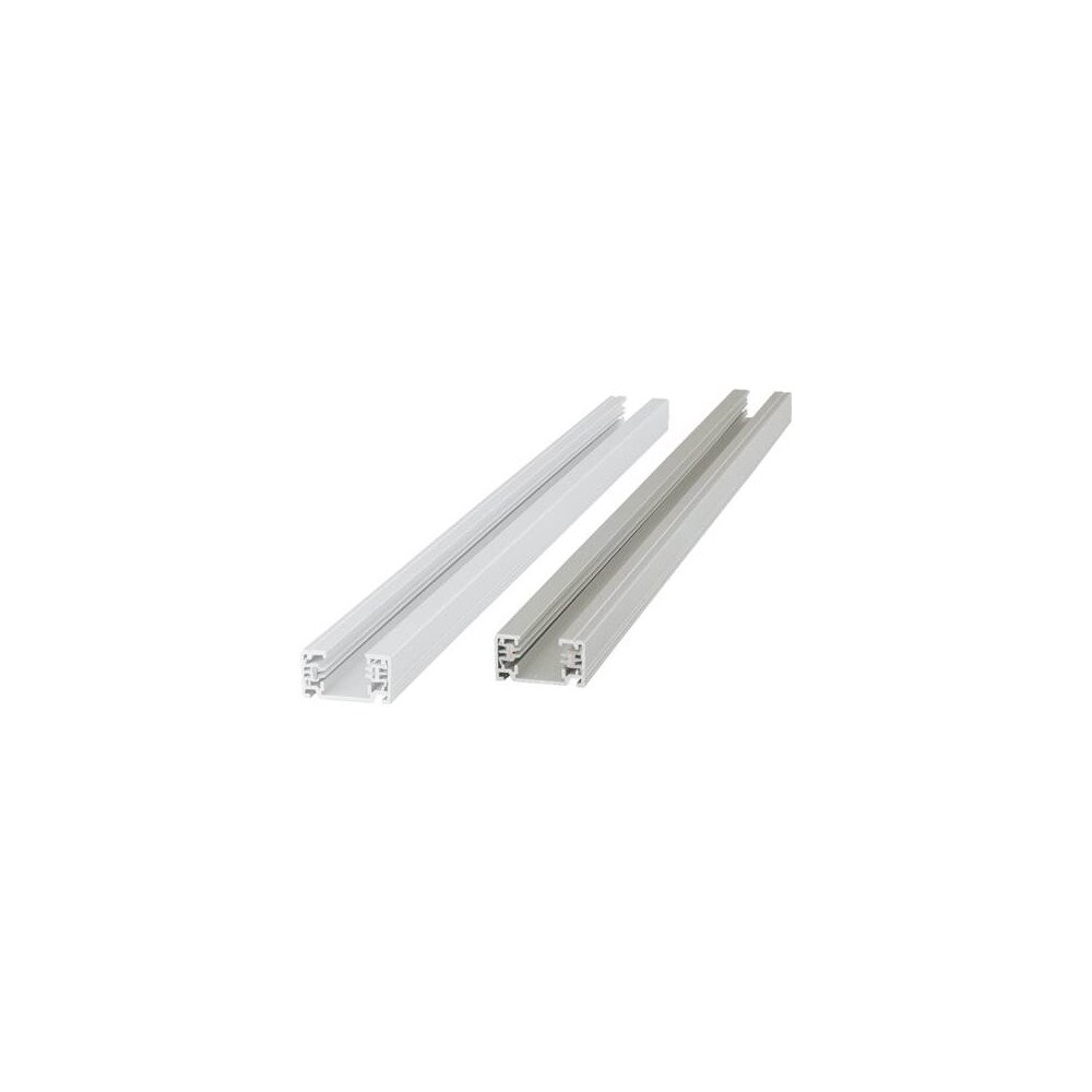 Solar Plus Fyrkantskena, 230V, 1-fas, 2 meter, vit