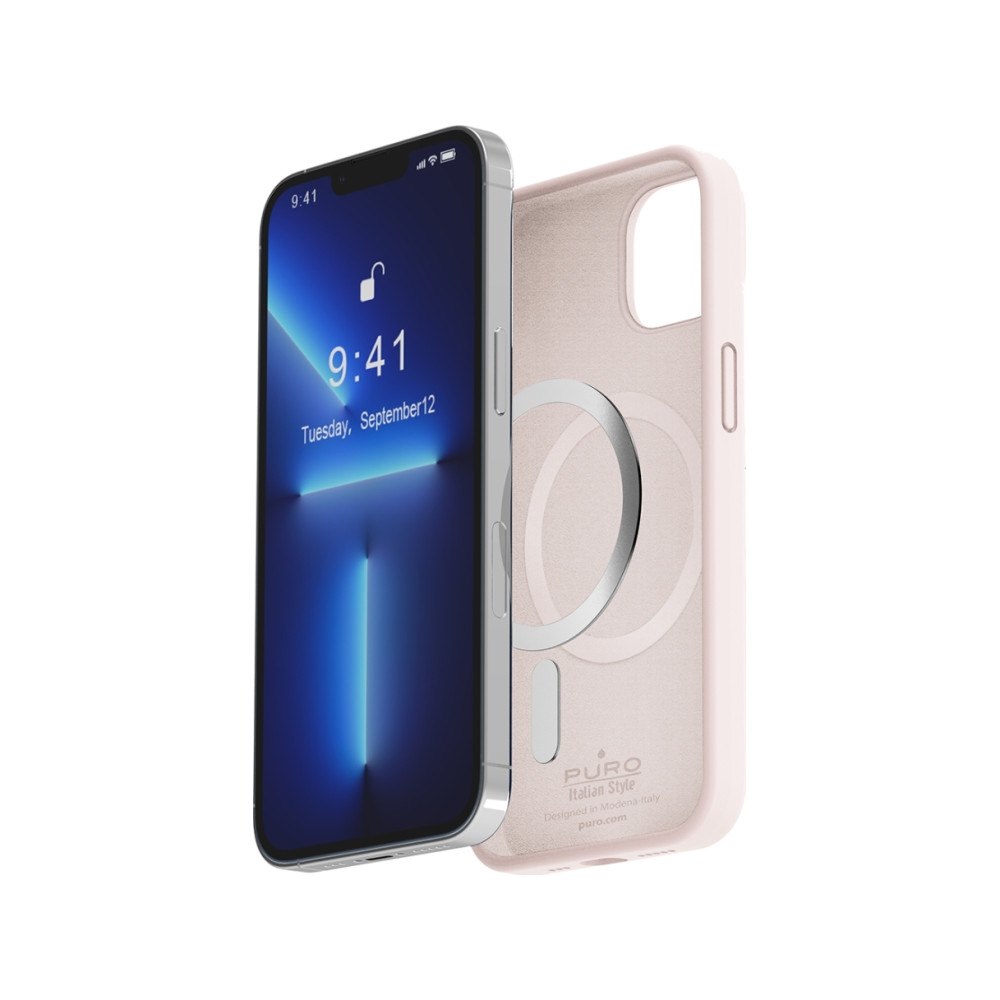 PURO PURO IPC14P61ICONMAGROSE, Omslag, Apple, iPhone 14 Pro, 15,5...