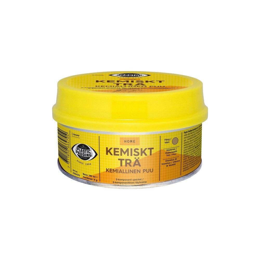 PLASTIC PADDING Plaststoppning kemisk trä ljusbrun 180 ml.