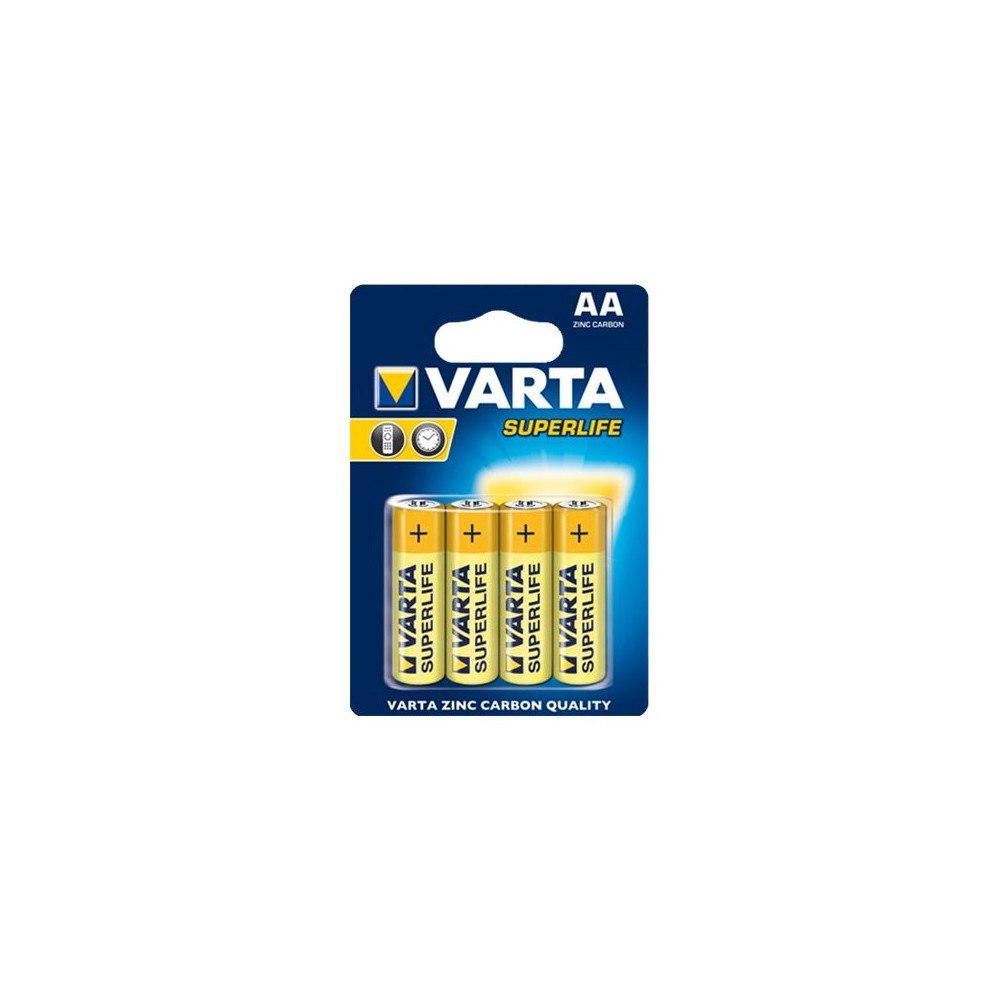 Varta Varta Superlife batteri - 4 x AA-typ - Kolzink