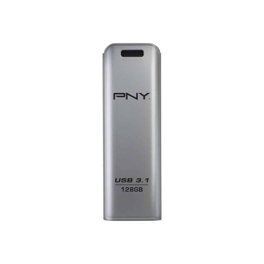 PNY Technologies PNY Elite Steel - USB flash-enhet - 128 GB