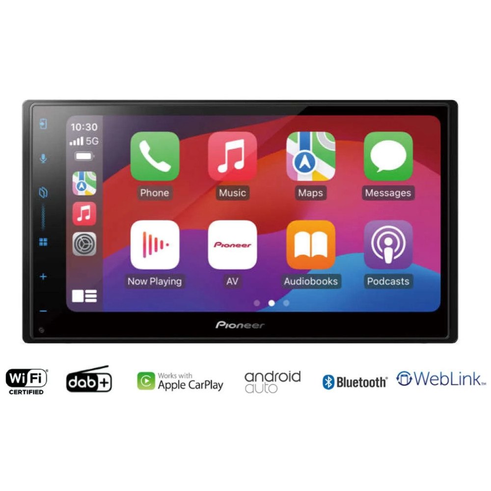 Pioneer Pioneer SPH-DA77DAB Bilradio Trådlös Apple CarPlay / Android...