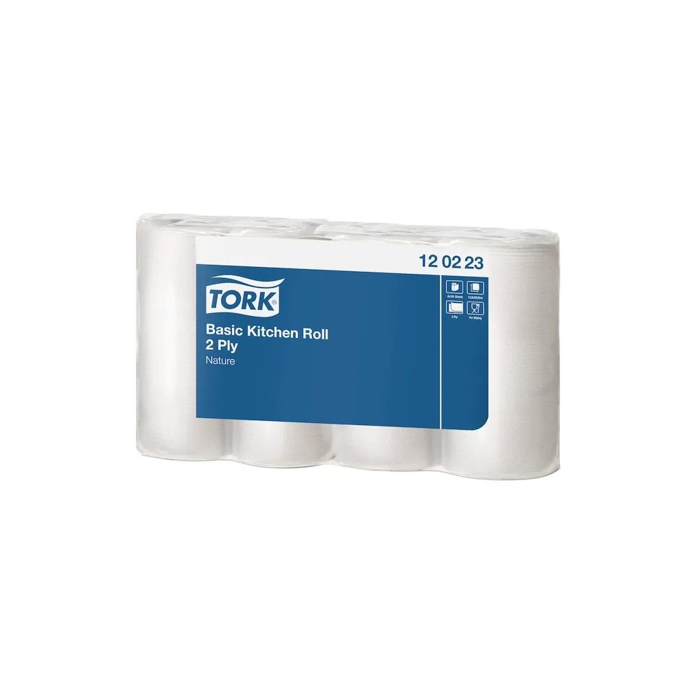 TORK Köksrulle Tork Basic 26m vit 2-lagig